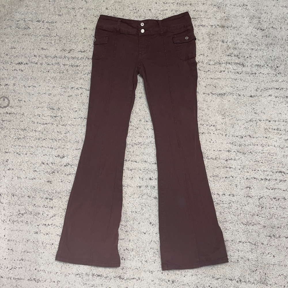 Agatha Pants Brandy Melville Size Small Brown